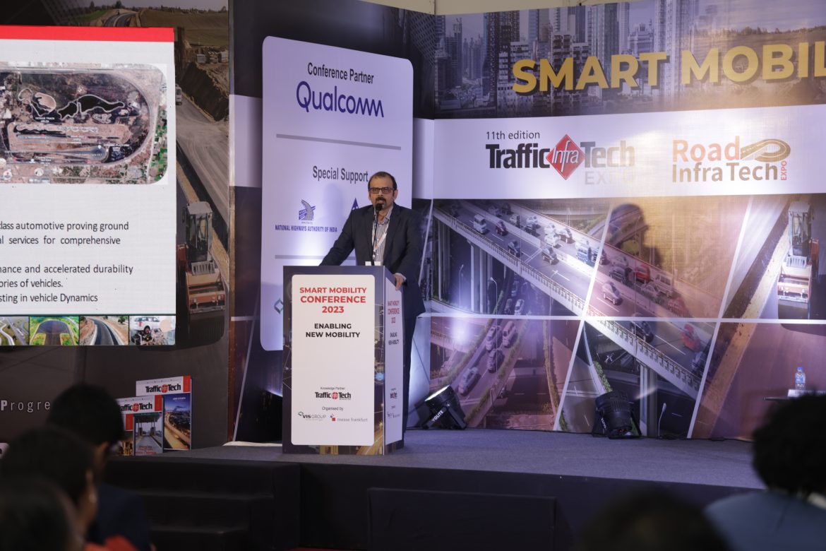 Manish Jaiswal at the Smart Mobility Conference 2023