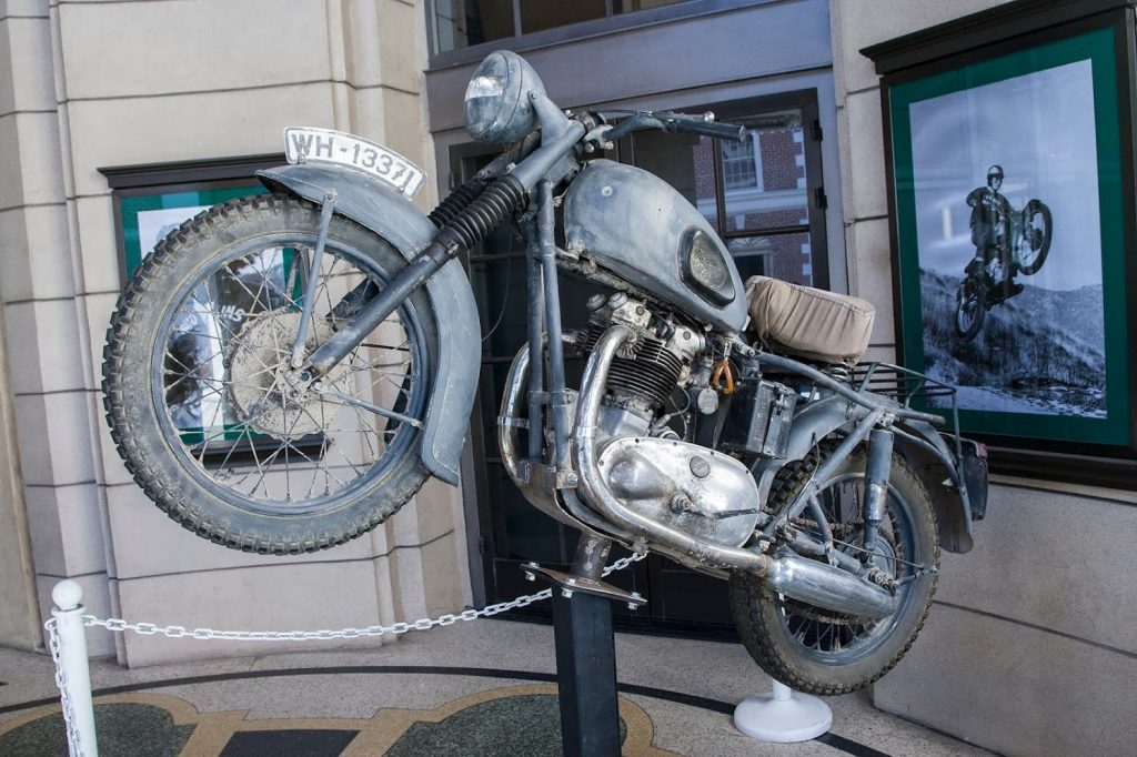 Triumph motorcycle used in the film The Great Escape